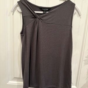 NWT 41 Hawthorn Twist-Neck Tank Top – Dark Grey – XS (Fits closer to S/M)